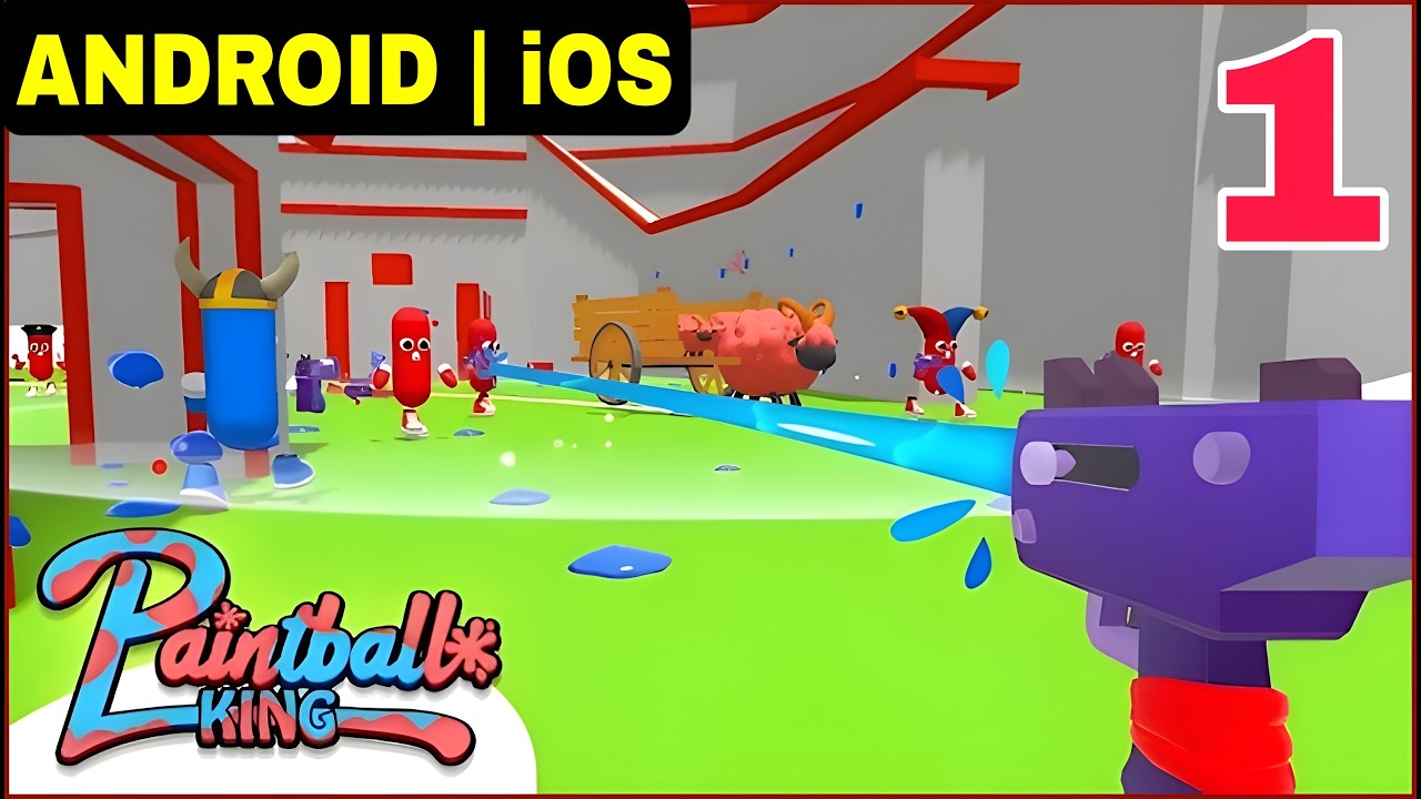 Paintball King Gameplay (Android, iOS) #iosgameplay #rhodegamer #paintballking