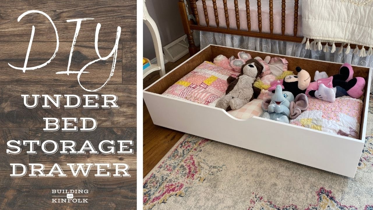 DIY Under Bed Storage Drawer - Super Simple