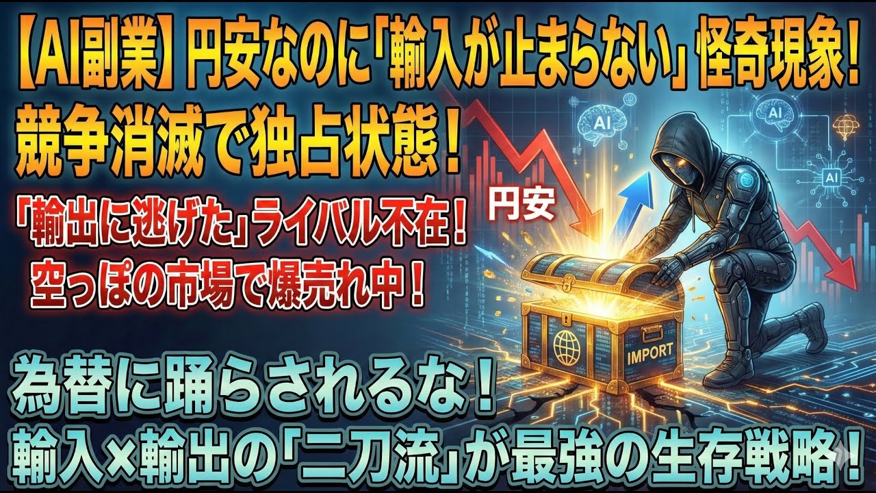 円安なのに輸入が売れすぎる。現場で起きてる逆転現象の正体