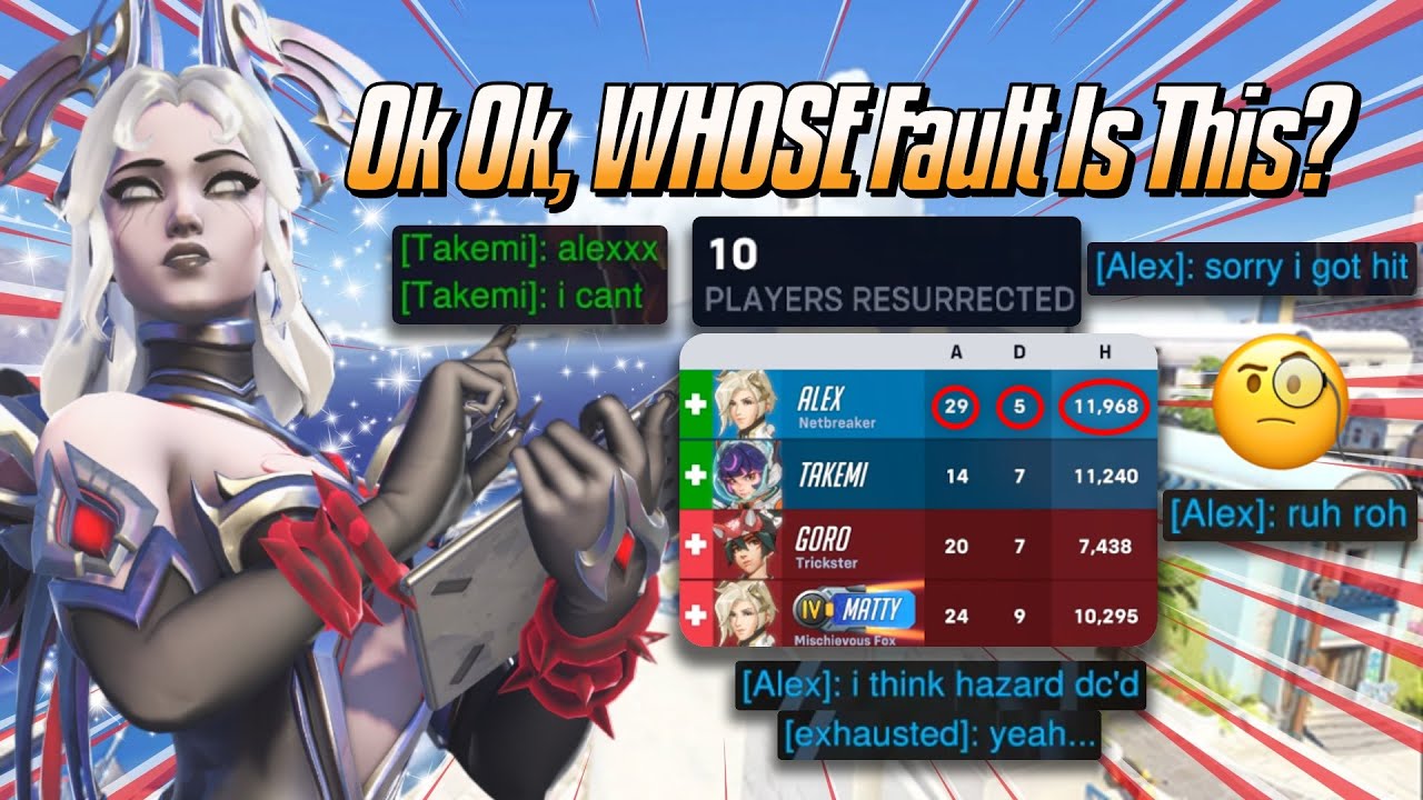 Ok Ok, WHOSE Fault Is This? 🧐 - Mercy Gameplay & Commentary - Overwatch 2 (Season 20)