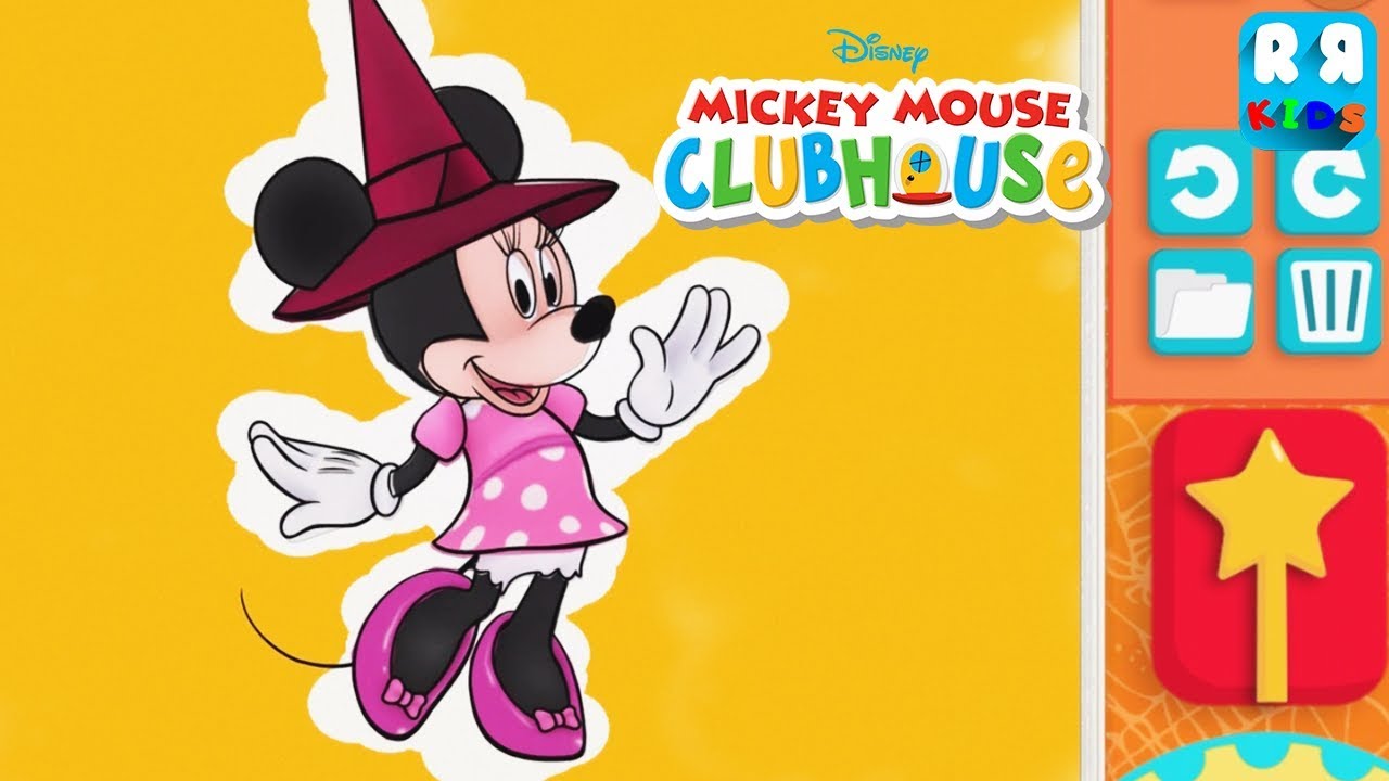Color & Play with Minnie - Mickey Mouse Clubhouse | Halloween Theme