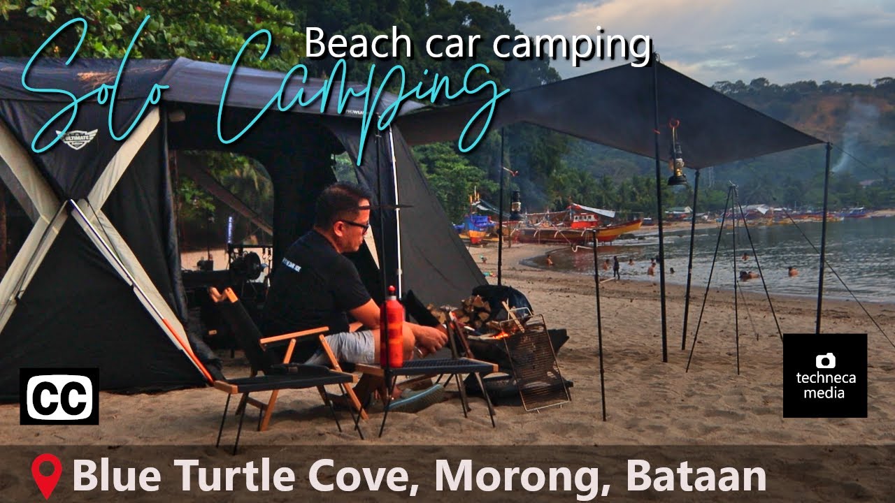 Beach Car Camping | Blue Turtle Cove Morong Bataan | KZM X5 | Black Campers PH