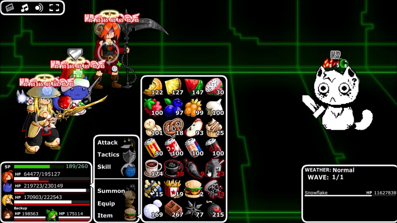 Snowflake Capture - EBF5: Blind Epic/All Challenges (except timer/hide HP) [All Remix+Scaling Foes]