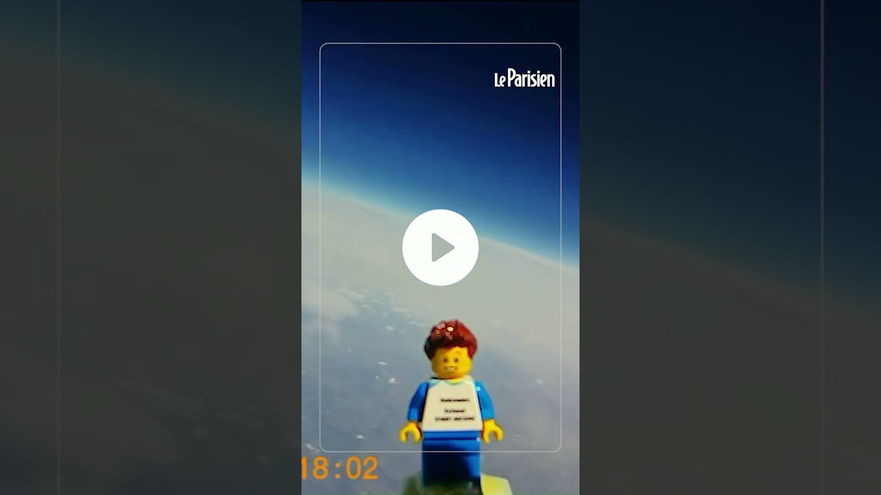 Une &eacute;cole primaire envoie un Lego dans l'espace