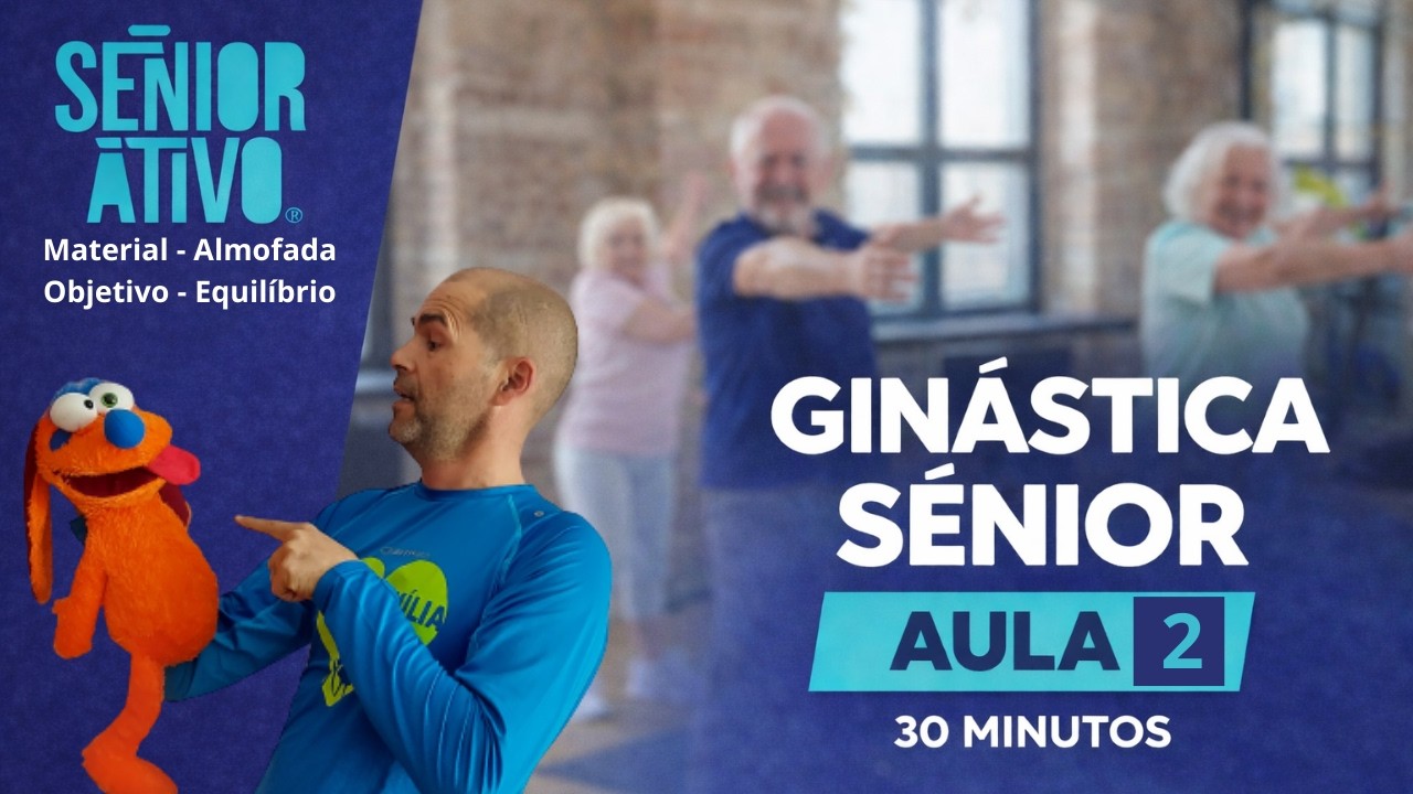 Aula Ginástica #2  Equilíbrio e  Condição Física Geral com uma ALMOFADA