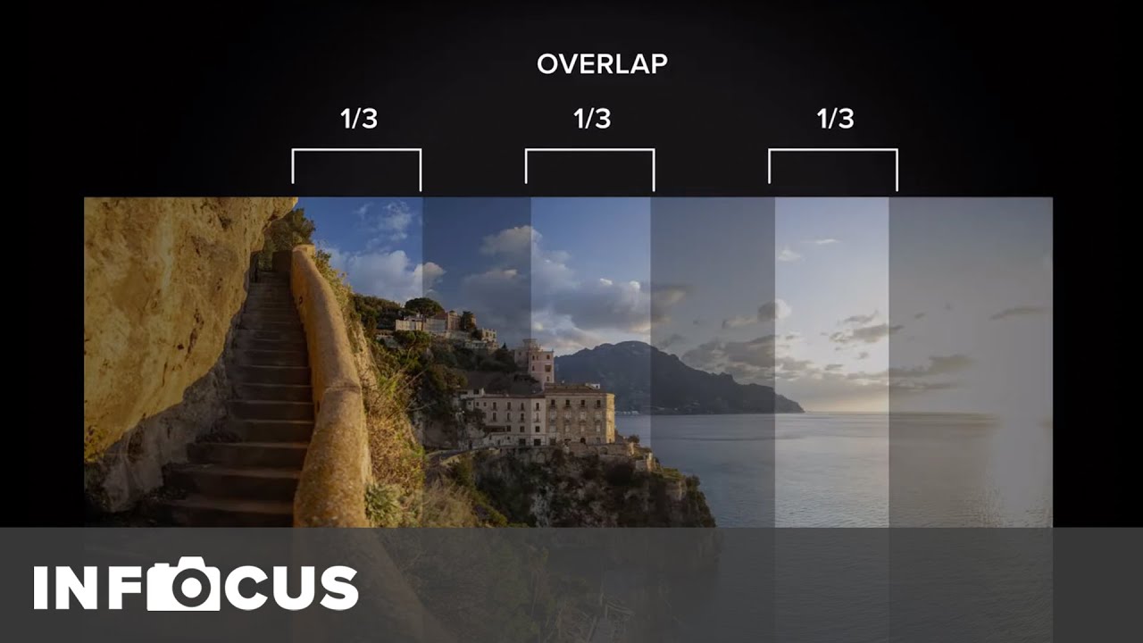 Как создать многорядную панораму RAW-фотографий и объединить их в Photoshop CC