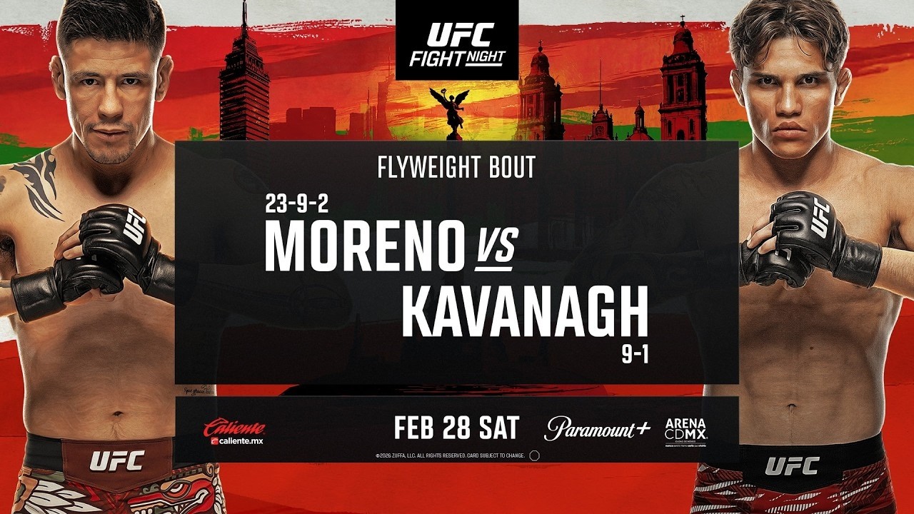 UFC Mexico Moreno vs Kavanagh Predictions