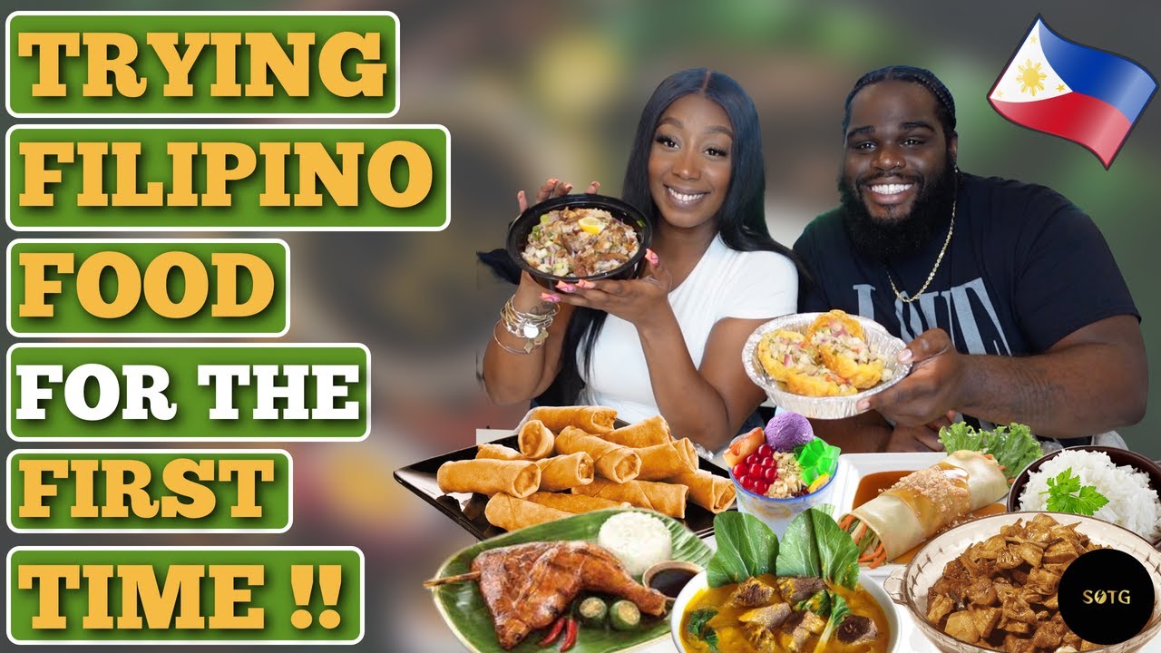 Trying AUTHENTIC Filipino Food for the FIRST TIME !!