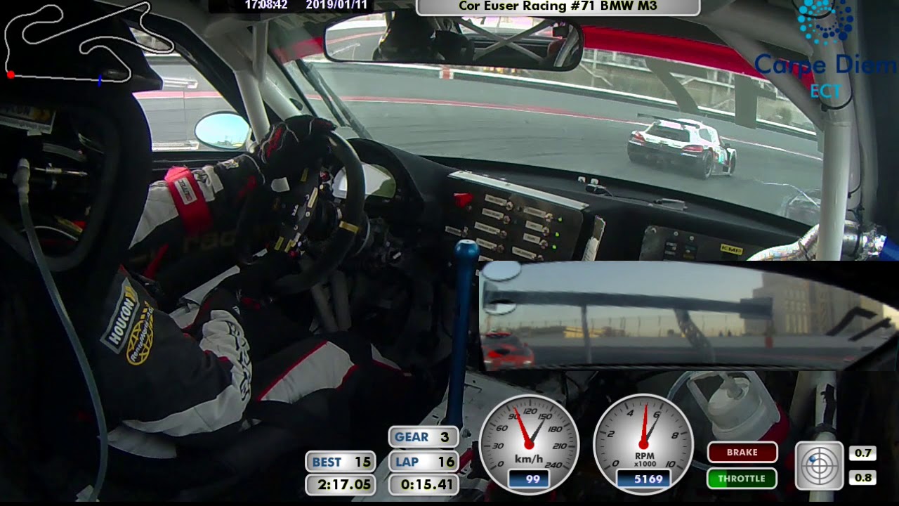 2019 Dubai 24H - Cor Euser Racing - SPX #717 BMW E46 M3 - Dennis Houweling
