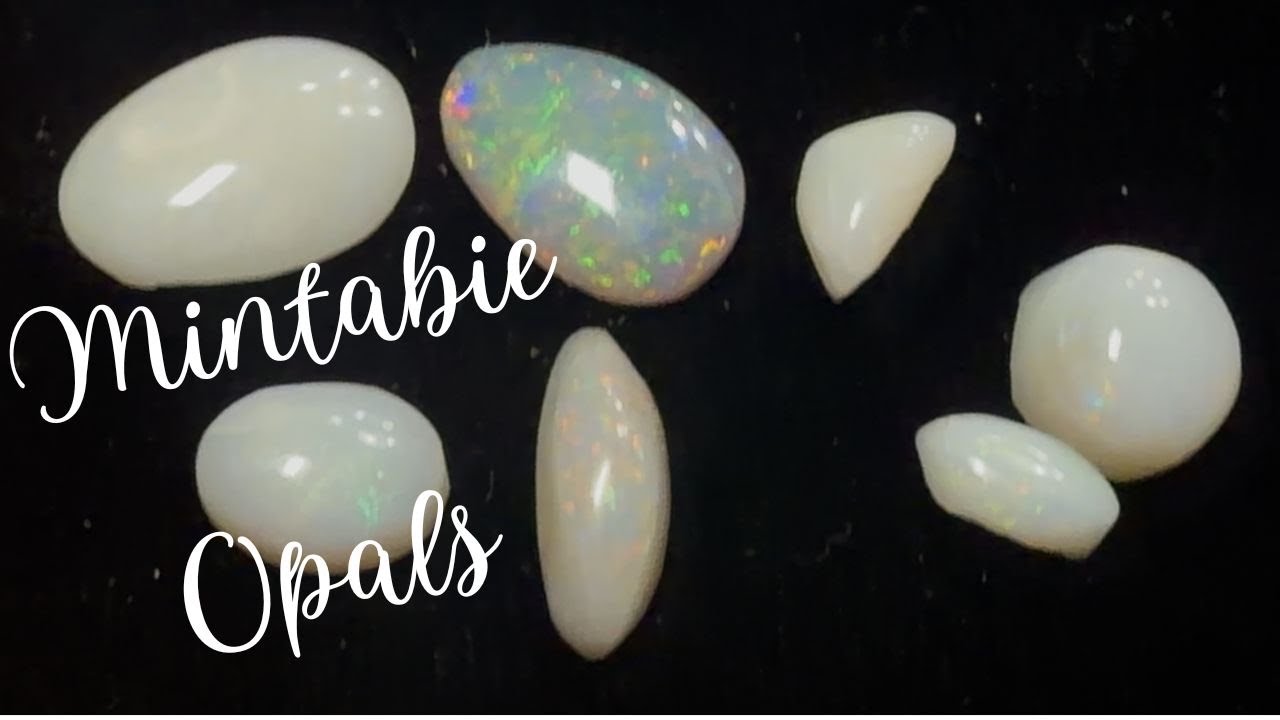 Mintabie opal cabs