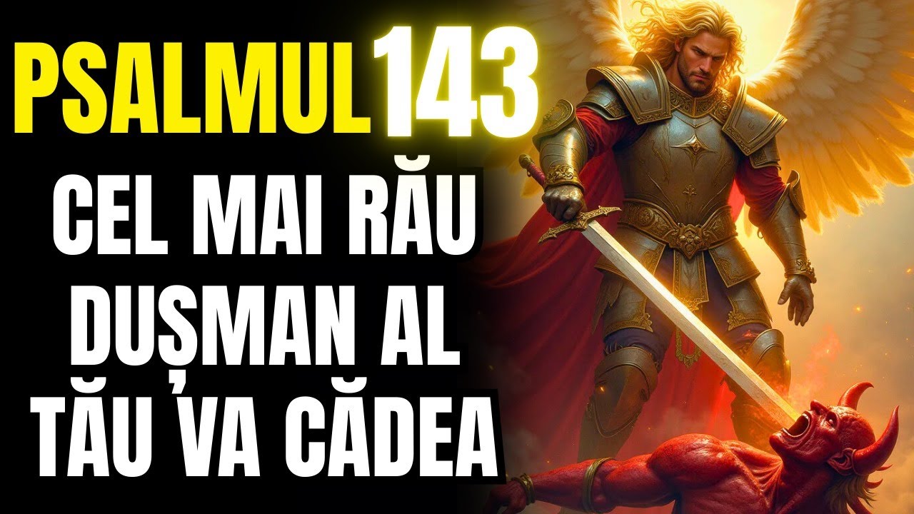 PSALMUL 143: Pentru a expulza răul, dușmanii, urătorii, bârfele, vrăjitoria și blestemele.