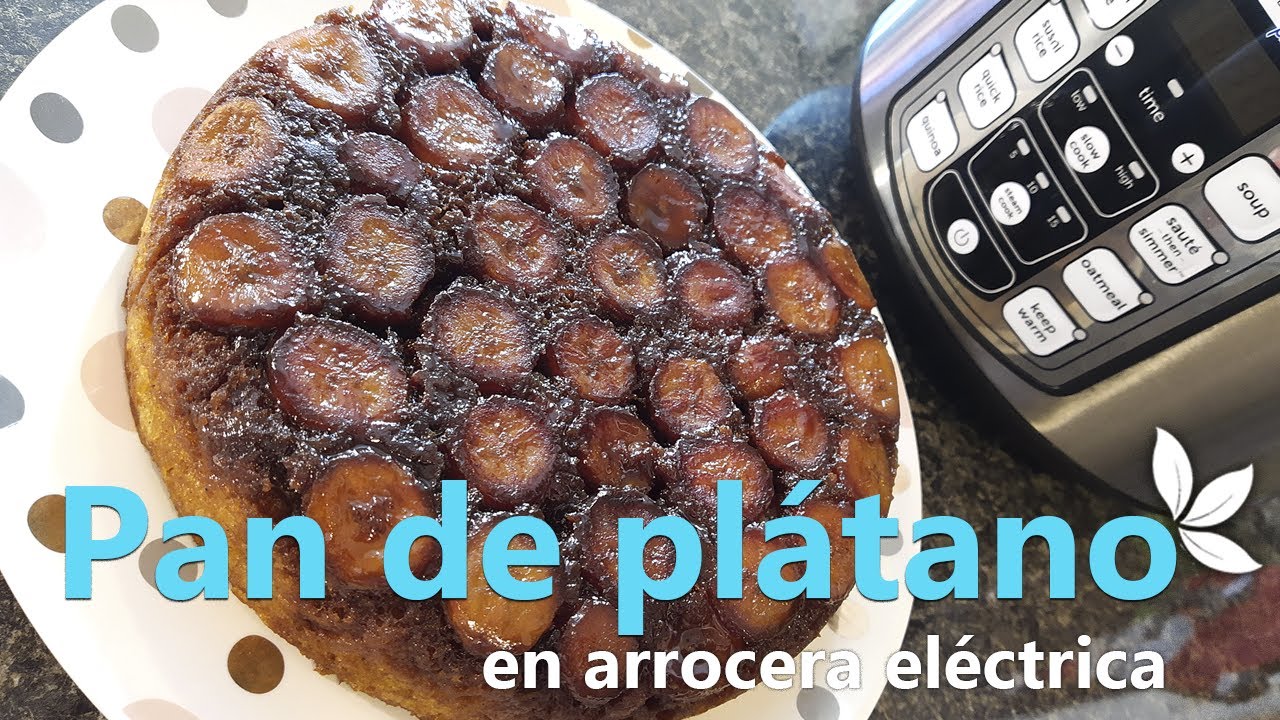 Pan de plátano | En arrocera eléctrica