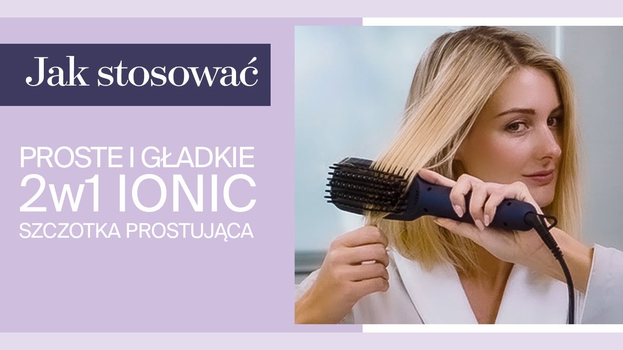 MONAT Sposób użycia I Jonizująca Szczotka Prostująca MONAT Straight & Smooth 2-in-1