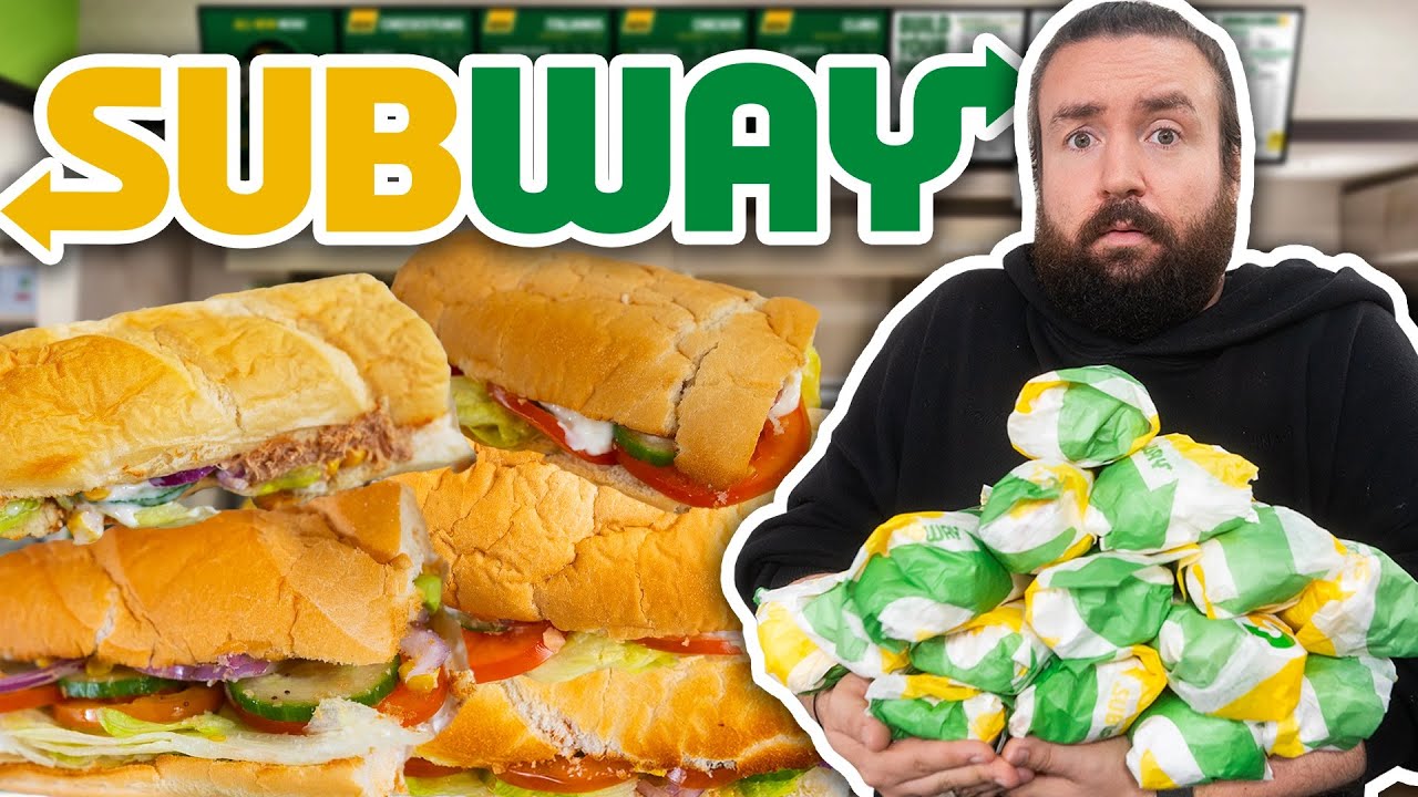 Alle SANDWICHES von SUBWAY essen