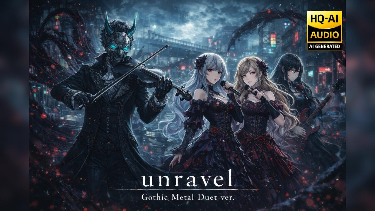 【東京喰種 OP】unravel – Gothic Metal Duet Cover