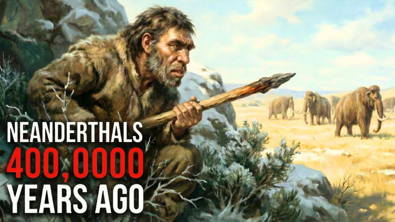 400,000 Years Ago: How Neanderthals Survived the Wild | History For Sleep
