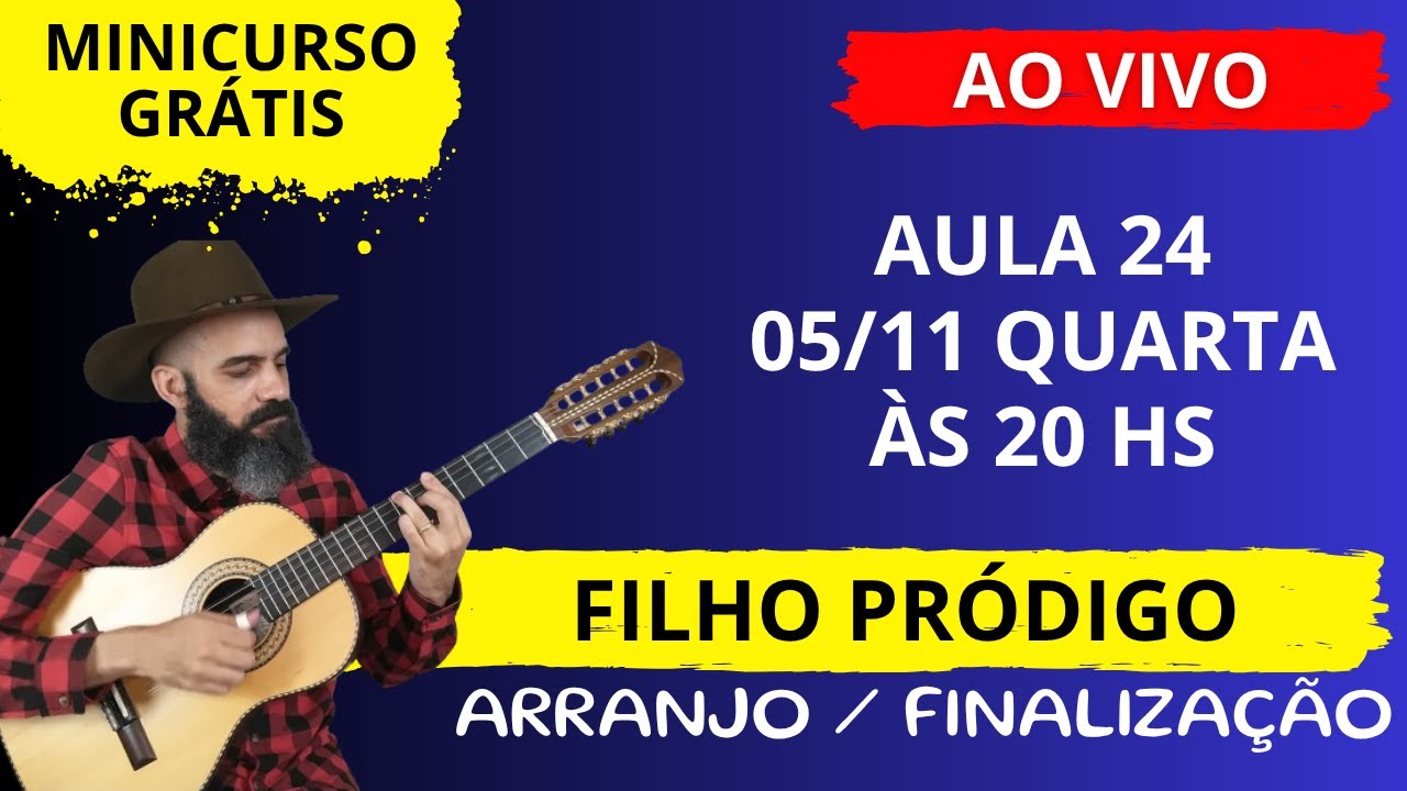 🎼 AULA #24 – O Arranjo de “FILHO PRÓDIGO” na Viola Caipira (Fácil e Explicado!)