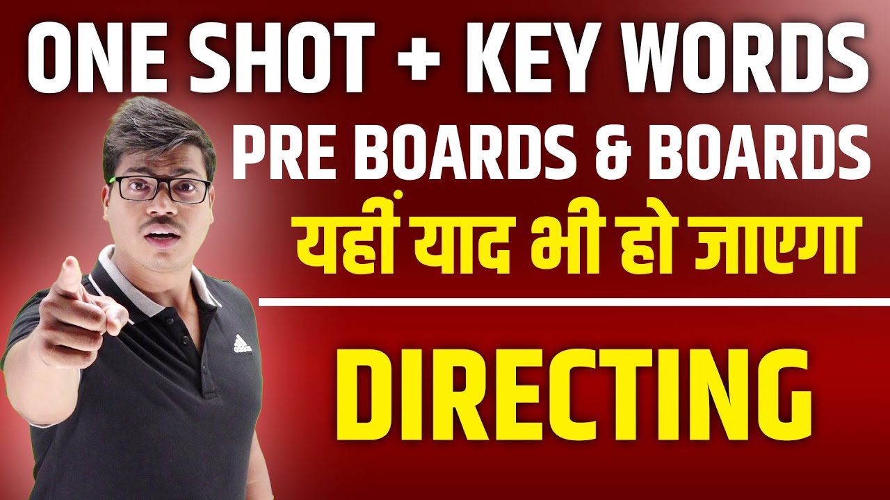 DIRECTING Chapter 7 | One shot Revision with all key words in 30 MINUTES Class 12 Business Studies.