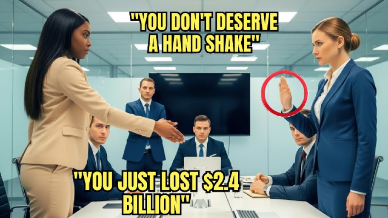 She Refused to Shake a Black CEO’s Hand — By Dawn, $2 4B Had Disappeared