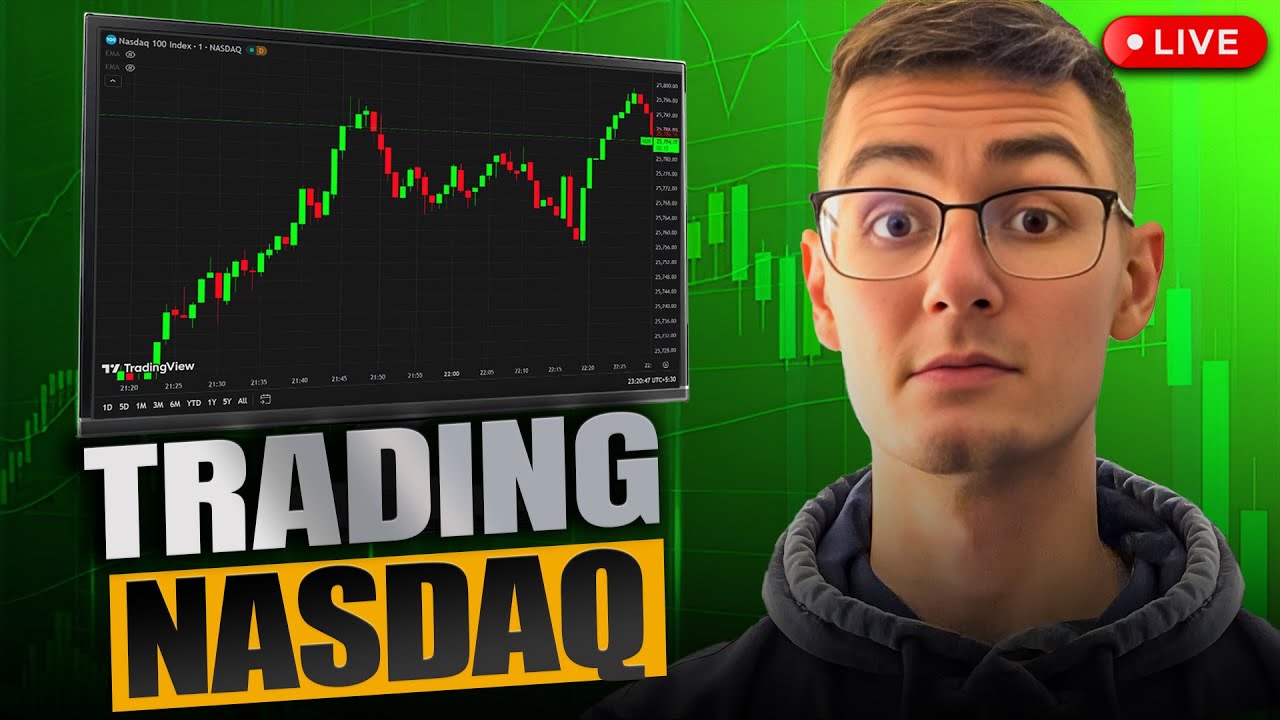 🔴 Live Trading Nasdaq Futures (NQ) Using ICT Concepts | 1/21/26