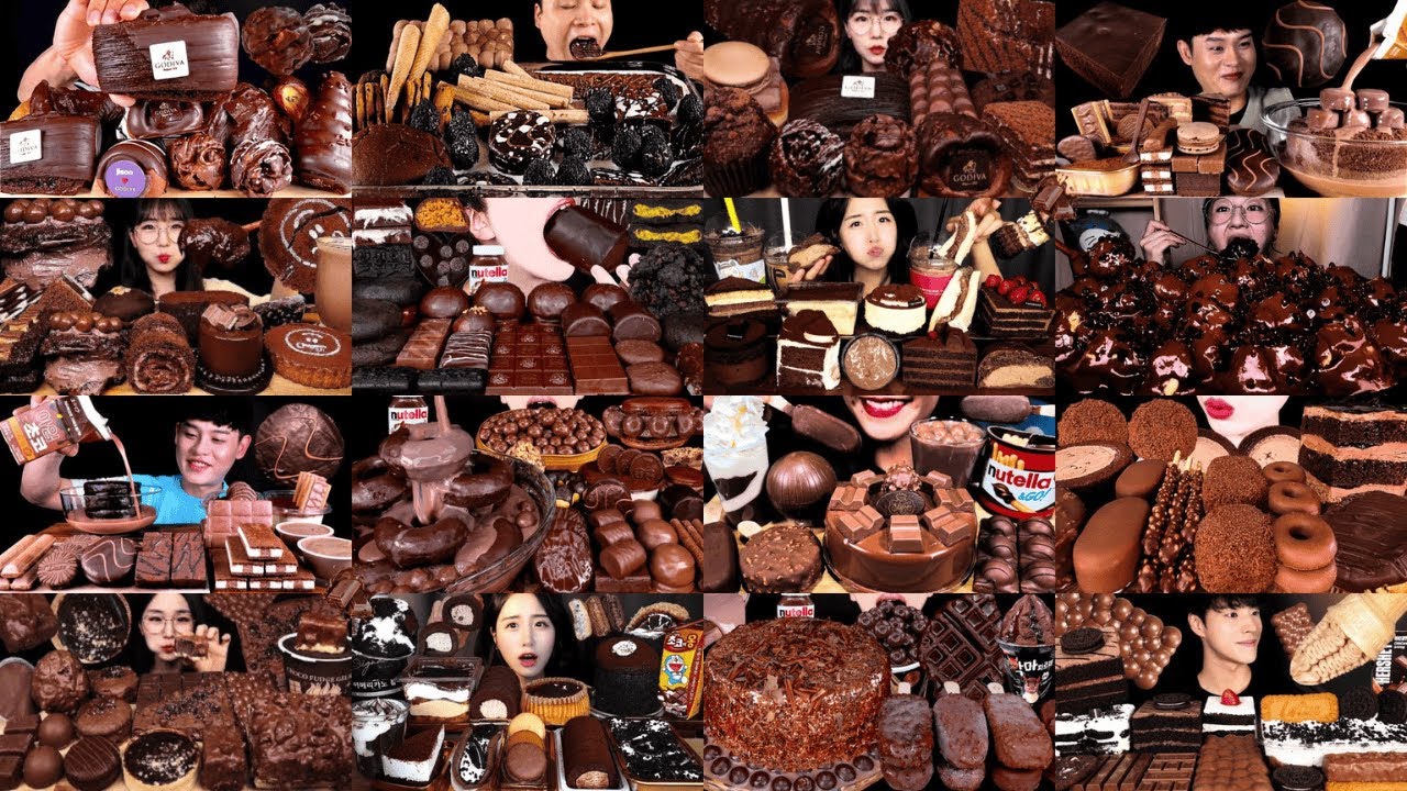🍦ASMR MUKBANG DESSERT COMPILATION🍫 | Eating Chocolate, Ice Cream, Cake & Sweet Treats!