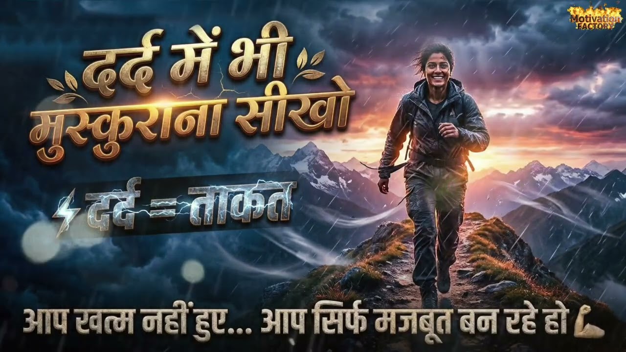 दर्द पे मुस्कुराना सीख लिया 😢💪 | Powerful Motivational Song 2026 | Heart Touching Inspirational Song