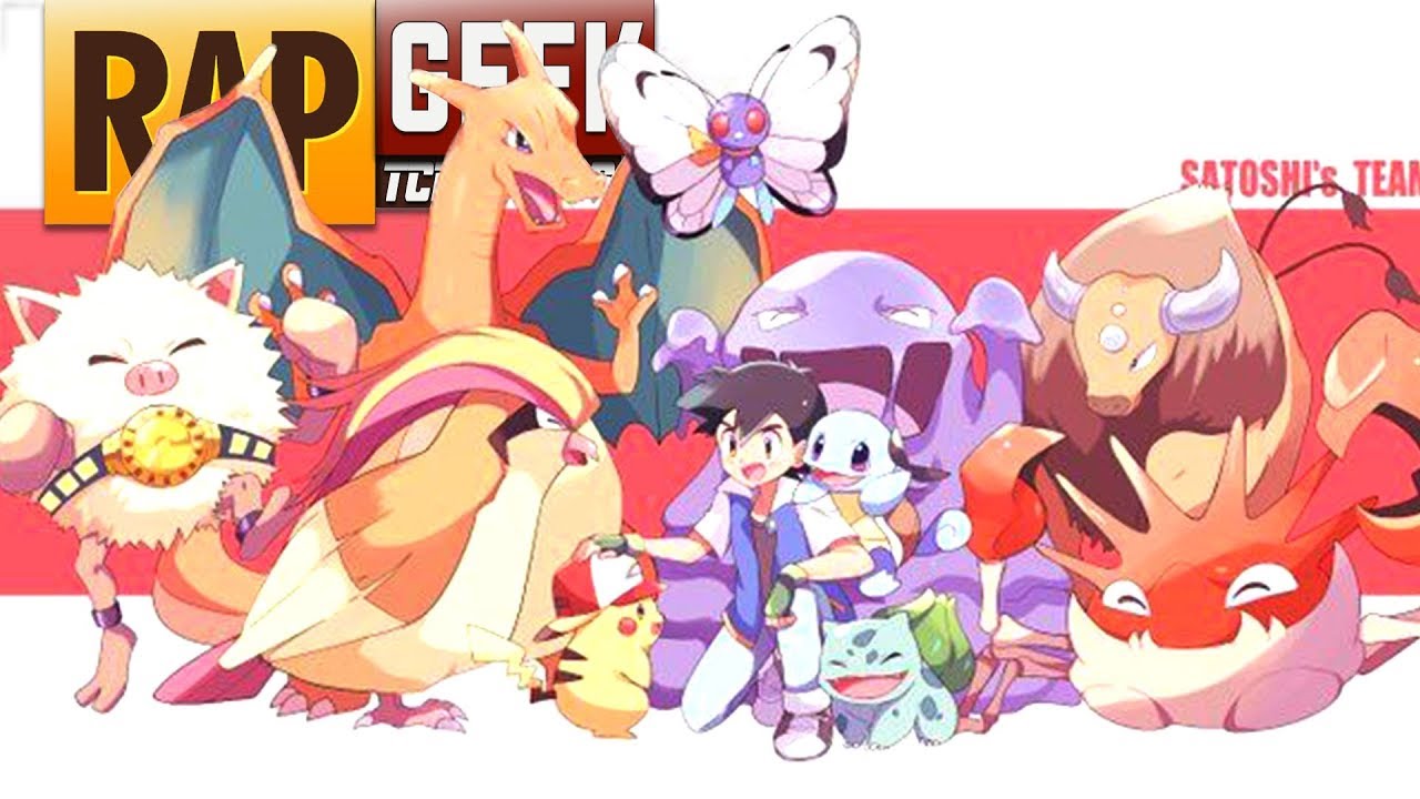 RAP do TIME DE KANTO |Pokémon| #nostalgiaRap TCPunters p.Deoxys