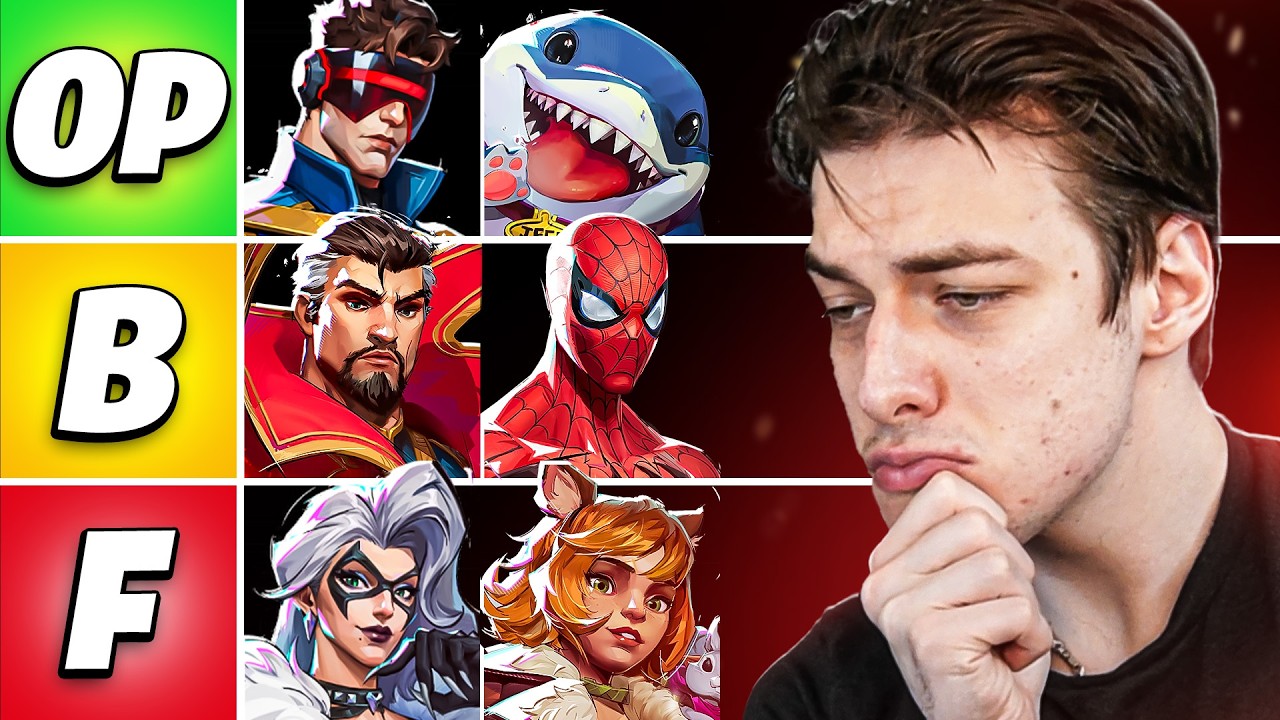 Рейтинг ВСЕХ героев Marvel Rivals в 8.5 сезоне