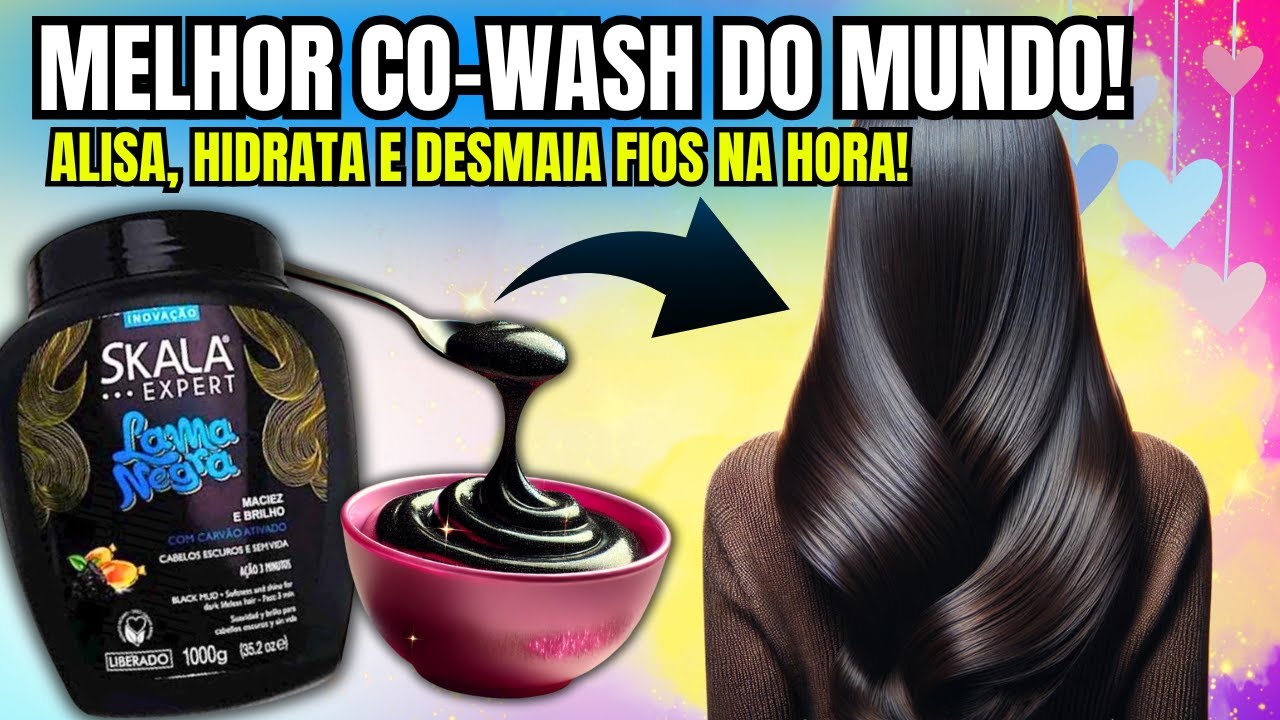 O MELHOR CO-WASH DO MUNDO! ALISA, HIDRATA E VAI TE DEIXAR DE QUEIXO CAÍDO!