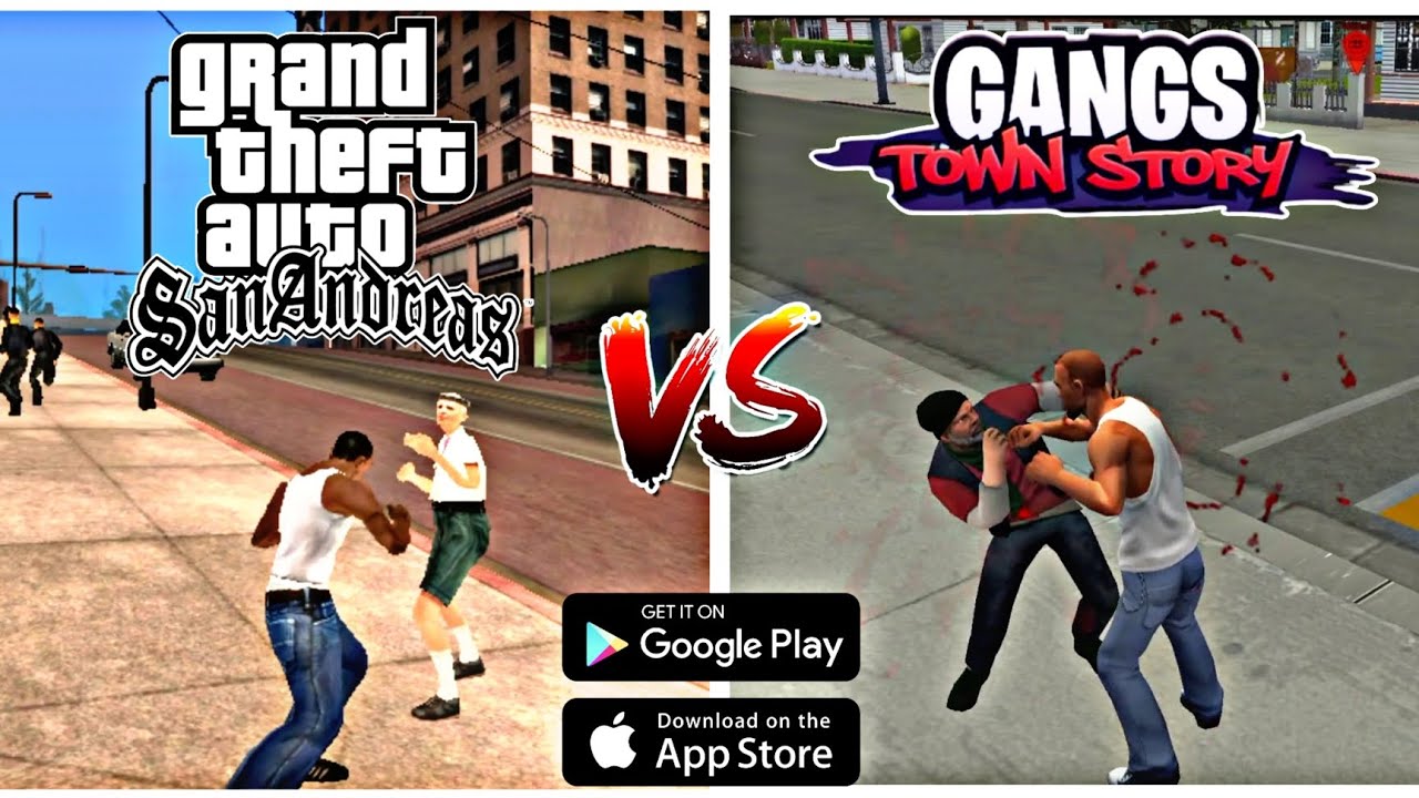 GTA San Andreas vs Gangs Town Story Comparison New Update Android/IOS 2023