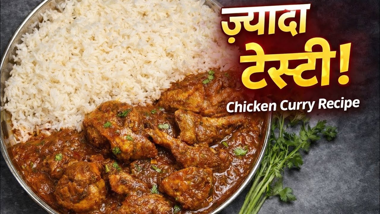 आसान और स्वादिष्ट चिकेन करी रेसिपी | Chicken curry Recipe in Hindi 