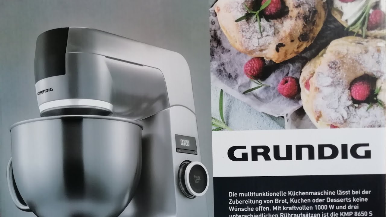 GRUNDİG MUTFAK ŞEF MAKİNESİ KMP 8650 S KUTU AÇILIM VE İNCELEMESİ 💯