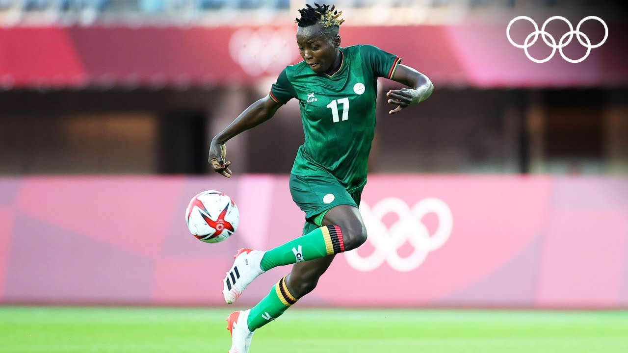 Football ⚽️ Back to back hat-tricks for Zambia&rsquo;s Babra Banda  🇿🇲 | #Tokyo2020 Highlights