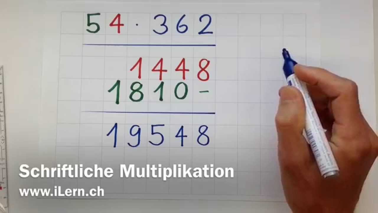 Schriftliche Multiplikation