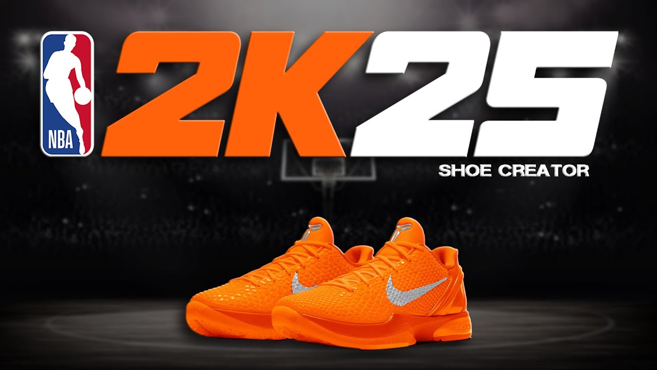 NBA 2K25 Shoe Creator — Как сделать кроссовки Kobe 6 «Total Orange»