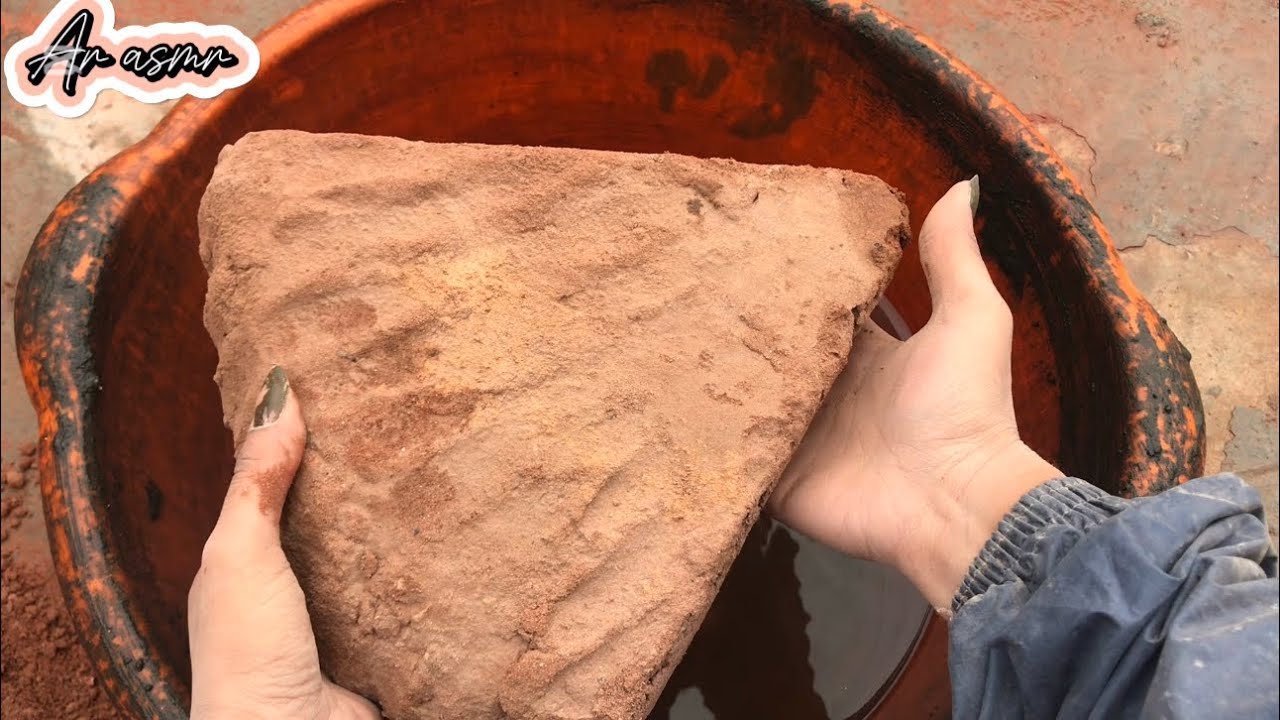 Crispy red sand water crumbling part for water crumbling 🔥bombastic vlog