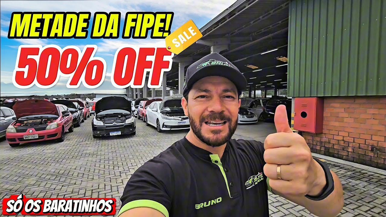 S&Oacute; TEM CARRO BARATO NO LEIL&Atilde;O EM 2026? AS MELHORES OPORTUNIDADES