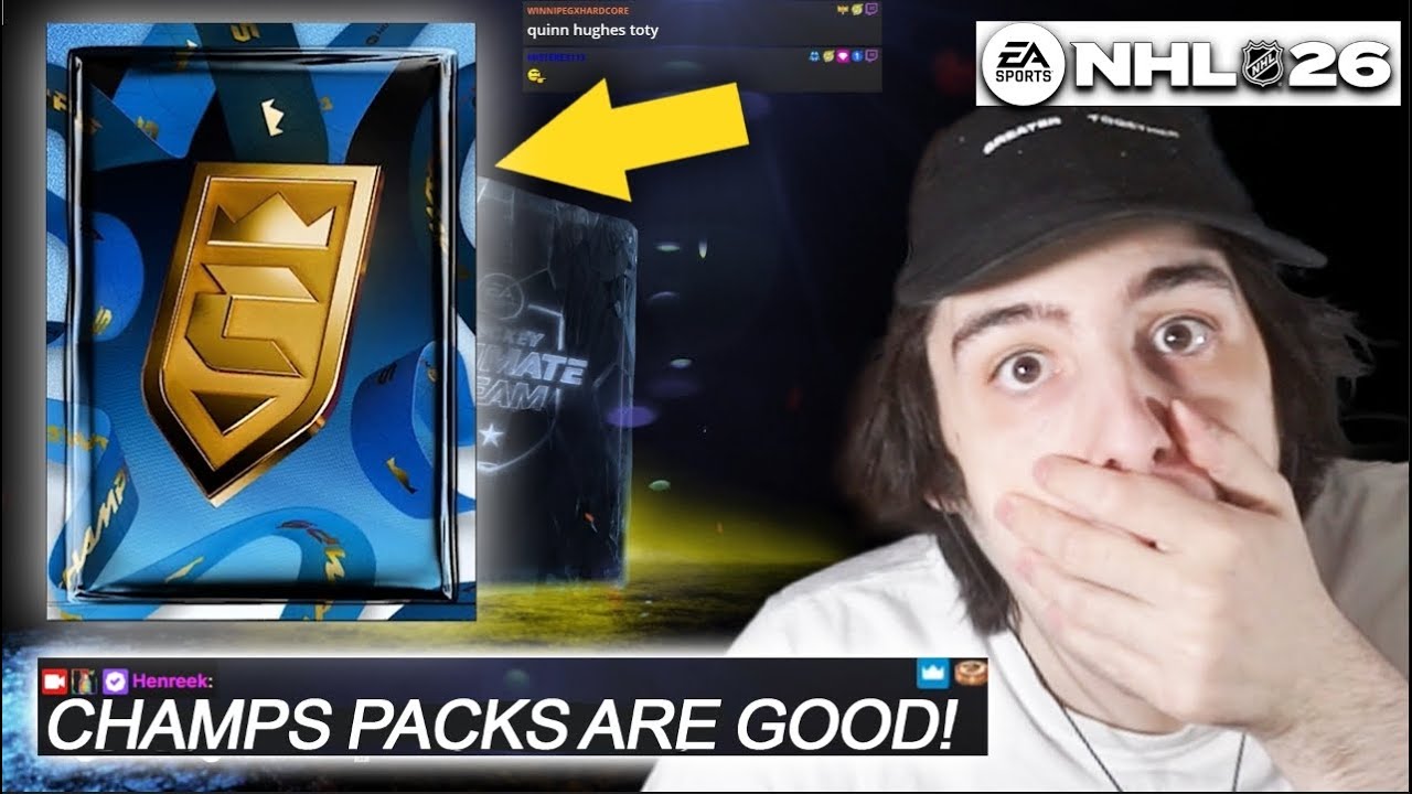 INSANE CHAMPS REWARD BUFF! PACK OPENING + CONTENT I NHL 26 HUT