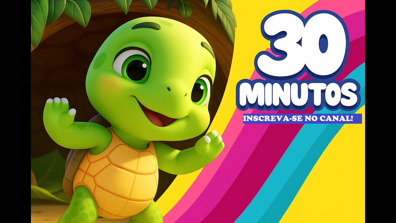 🐢🎶 Coleção de Músicas Infantis - 30 Minutos de Alegria e Diversão! 🎶🐰