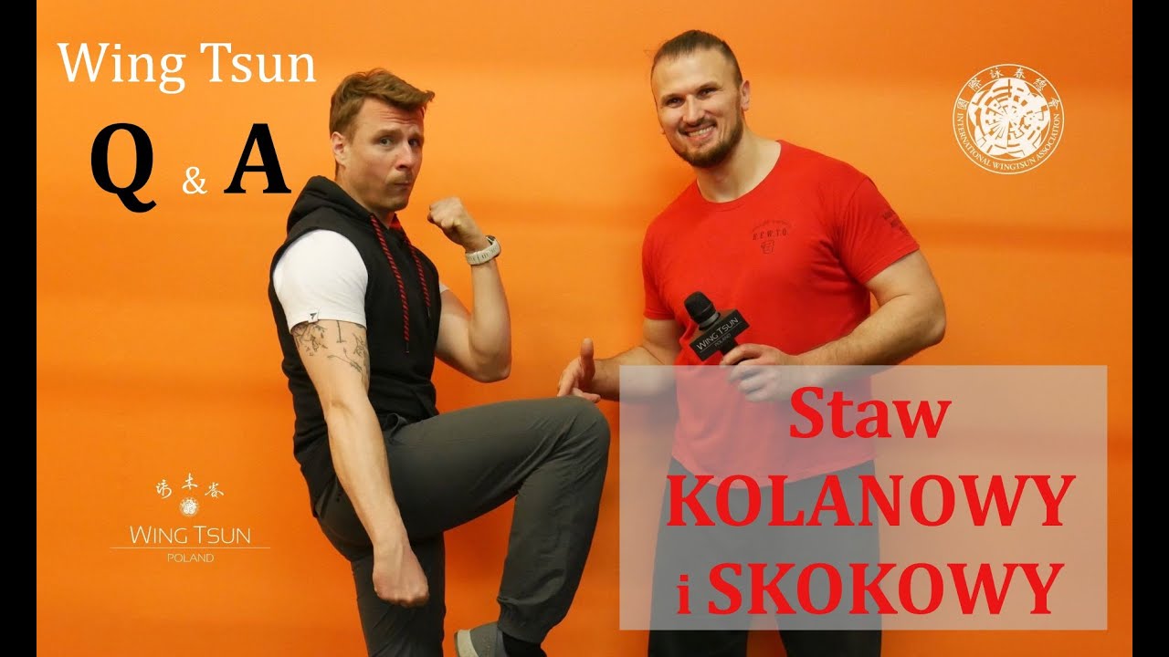 Ćwiczenia na stabilizację stawu KOLANOWEGO i SKOKOWEGO  - Wing Tsun Kung Fu Q&A odc. 16