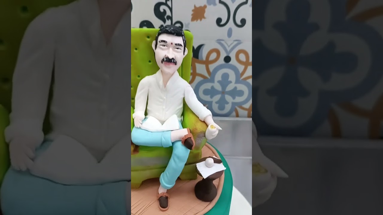 51 birthday dad cake design#dad#cake#cakedecorating#shorts#viral#viralvideo