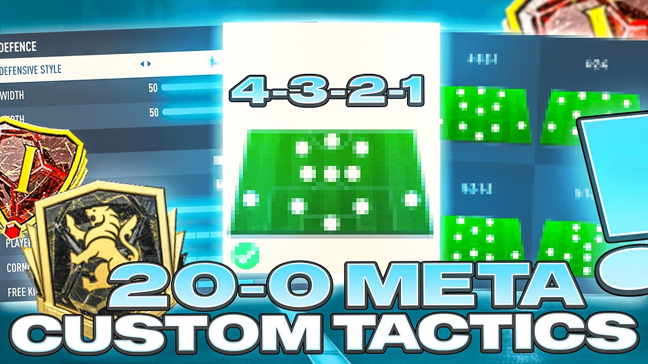 🚨20-0 META 4321 CUSTOM TACTICS - FIFA 23 ULTIMATE TEAM