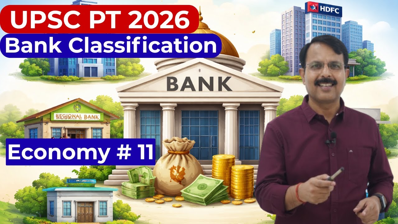 🏦Banking System in India | भारत की बैंकिंग प्रणाली | Economy Part - 11 | By Anil Sir