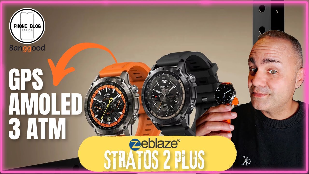 Zeblaze Stratos 2 Plus è il migliore smartwatch GPS a basso costo per Android e iPhone