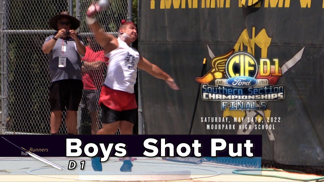 2022 TF - CIF-ss FINALS (D1) - Shot Put (Boys)