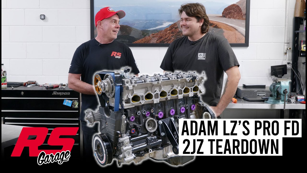 2JZ TEARDOWN: Adam LZ's 2025 Formula Drift Engine ft. Freddy (Spectuned) | RS Garage