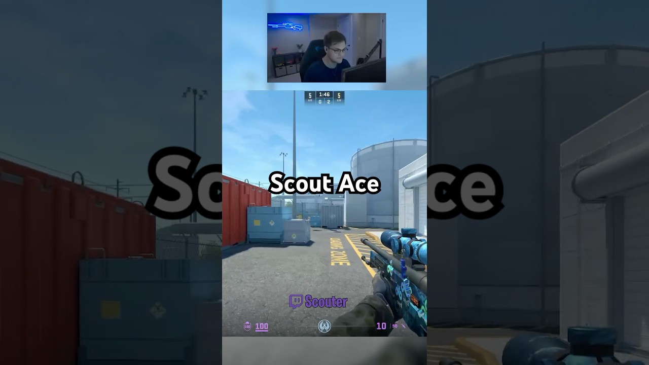 Разведчик-ас #cs2 #ssg08 #scout #ace #clips
