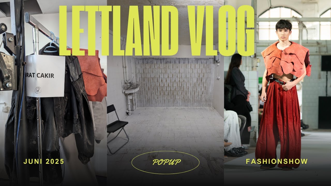 LETTLAND VLOG FASHIONSHOW VINTAGE SHOPPEN