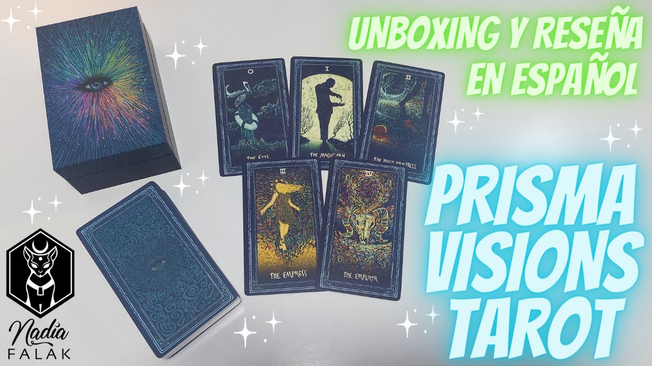 PRISMA VISIONS TAROT 💎 Unboxing y Reseña en Español ✨ Nadia Falak