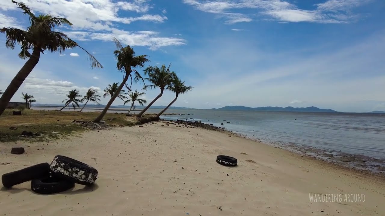 Kampot's Hidden Beach - Coconut Beach,Cambodia